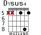 D7sus4 for guitar - option 5