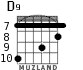 D9 for guitar - option 6