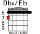 Db6/Eb for guitar