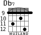 Db7 for guitar - option 5