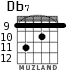 Db7 for guitar - option 6
