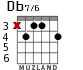 Db7/6 for guitar - option 1