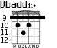 Dbadd11+ for guitar - option 6