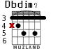 Dbdim7 for guitar - option 3