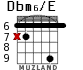 Dbm6/E for guitar - option 3