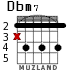 Dbm7 for guitar - option 2