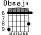 Dbmaj9 for guitar - option 2
