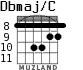 Dbmaj/C for guitar - option 6