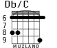 Db/C for guitar - option 4