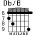 Db/B for guitar - option 3