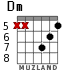 Dm for guitar - option 3