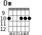 Dm for guitar - option 5