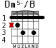 Dm5-/B for guitar - option 2