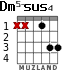 Dm5-sus4 for guitar - option 2