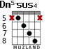 Dm5-sus4 for guitar - option 3