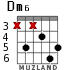 Dm6 for guitar - option 3