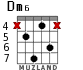 Dm6 for guitar - option 4