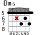 Dm6 for guitar - option 5