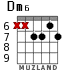 Dm6 for guitar - option 6