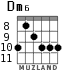 Dm6 for guitar - option 7