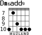 Dm6add9 for guitar - option 2