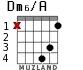 Dm6/A for guitar - option 2