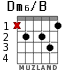 Dm6/B for guitar - option 2
