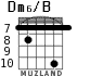 Dm6/B for guitar - option 7