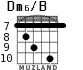 Dm6/B for guitar - option 8