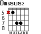 Dm6sus2 for guitar - option 3
