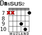 Dm6sus2 for guitar - option 6