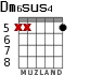 Dm6sus4 for guitar - option 2