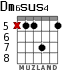 Dm6sus4 for guitar - option 3