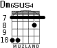 Dm6sus4 for guitar - option 6