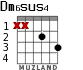 Dm6sus4 for guitar - option 1