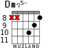 Dm75- for guitar - option 4