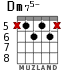 Dm75- for guitar - option 5