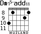 Dm75-add11 for guitar - option 2