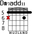 Dm7add11 for guitar