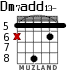 Dm7add13- for guitar - option 2