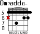 Dm7add13- for guitar