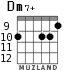 Dm7+ for guitar - option 5