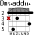 Dm7+add11+ for guitar - option 2
