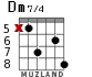 Dm7/4 for guitar - option 2