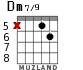 Dm7/9 for guitar - option 3