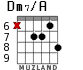 Dm7/A for guitar - option 7