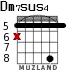 Dm7sus4 for guitar - option 2
