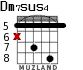 Dm7sus4 for guitar - option 3