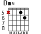 Dm9 for guitar - option 3