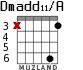 Dmadd11/A for guitar - option 5